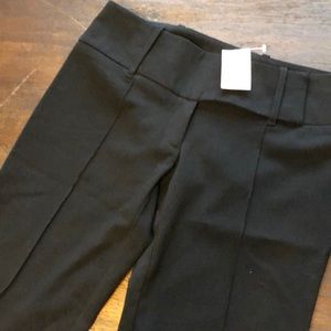 Wide leg seamed front Arden B black dress pant